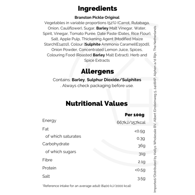 Branston Original Pickle 520g