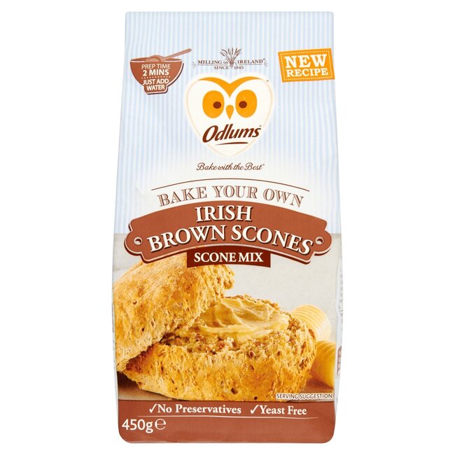 Odlums Irish Brown Scones Mix 450g