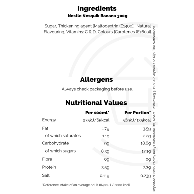 Nestle Nesquik Banana 300g