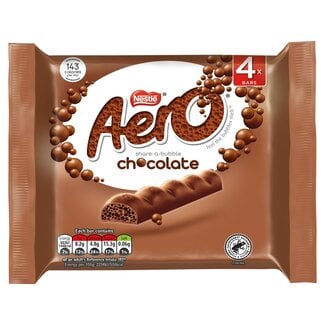 Nestle Aero Milk Chocolate 4pk