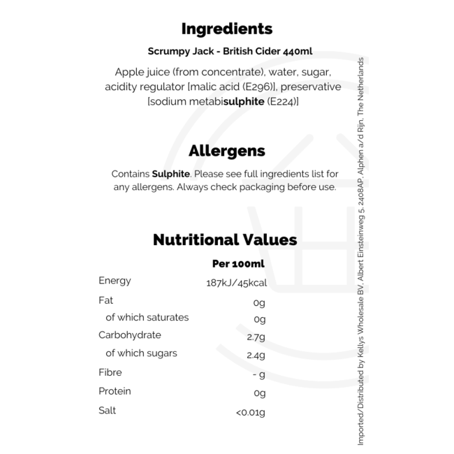 Symonds Scrumpy Jack Cider 440ml