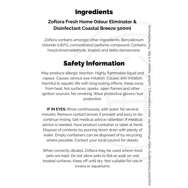 Zoflora Fresh Home Coastal Breeze 500 ml