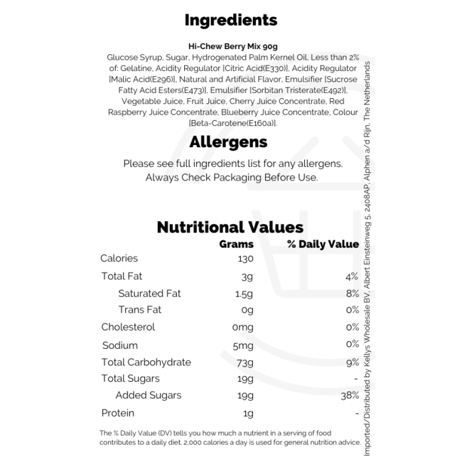 Hi-Chew Berry Mix 90g