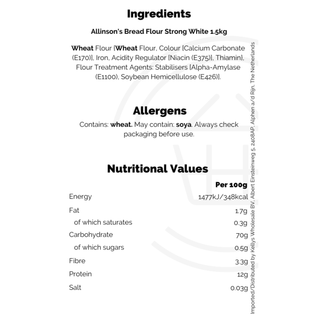 Allinson's Strong White Flour 1kg