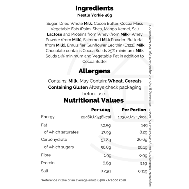 Nestle Yorkie Original 46g