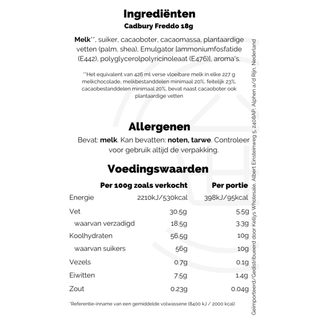 Cadbury Freddo 18g – Schokolade