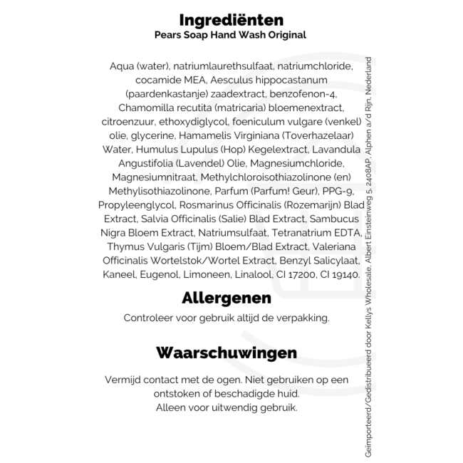 Pears Soap Hand Wash Original 250ml