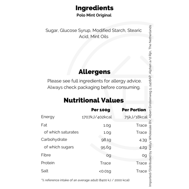 Polo Original Mints 34g