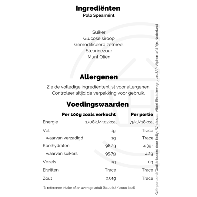 Polo Spearmint 34g