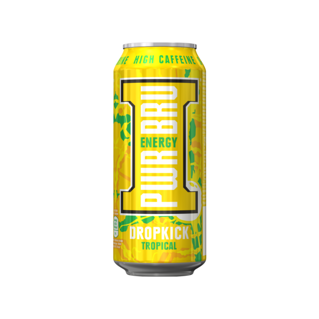 PWR-BRU Energy Dropkick Tropical 500ml