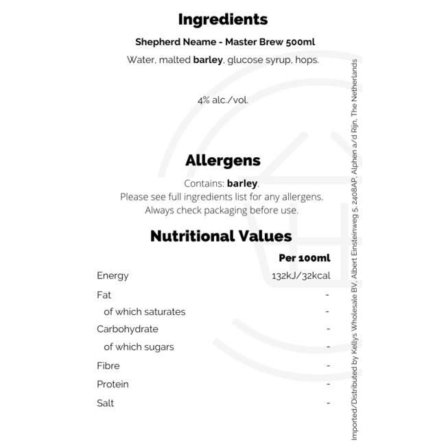 Shepherd Neame Master Brew Kentish Ale 500ml