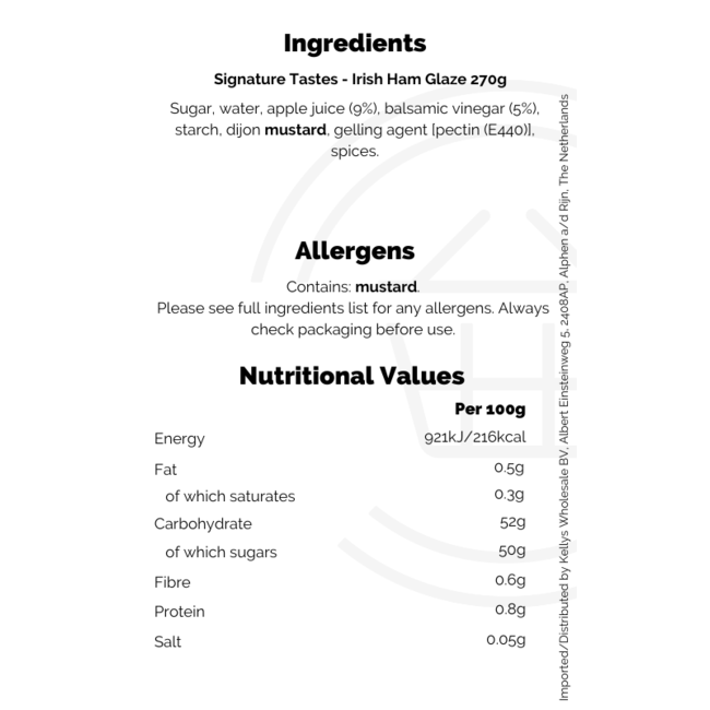 Signature Tastes Ham Glaze 270g – Würzglasur
