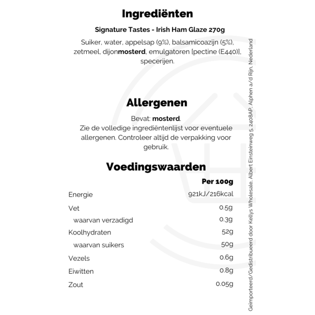 Signature Tastes Ham Glaze 270g – Würzglasur