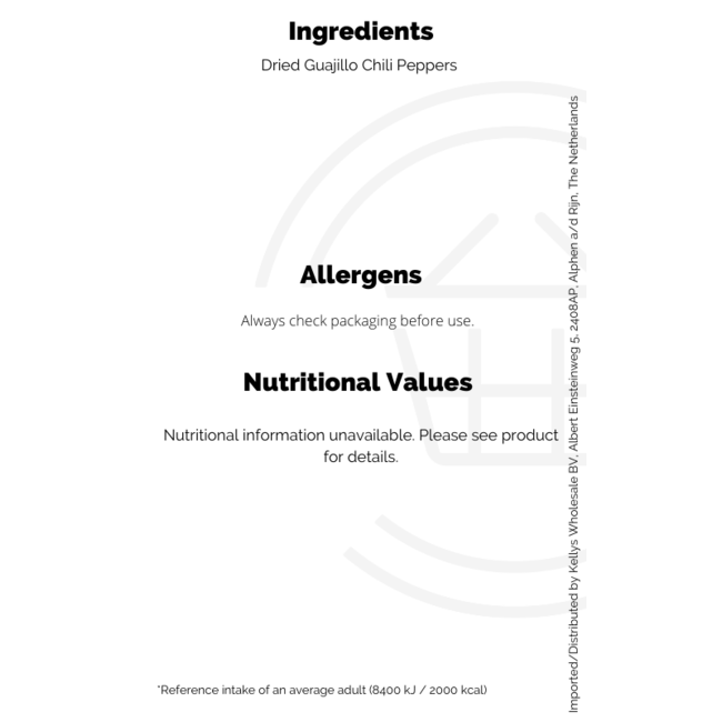 Xatze Dried Chile Guajillo 75g