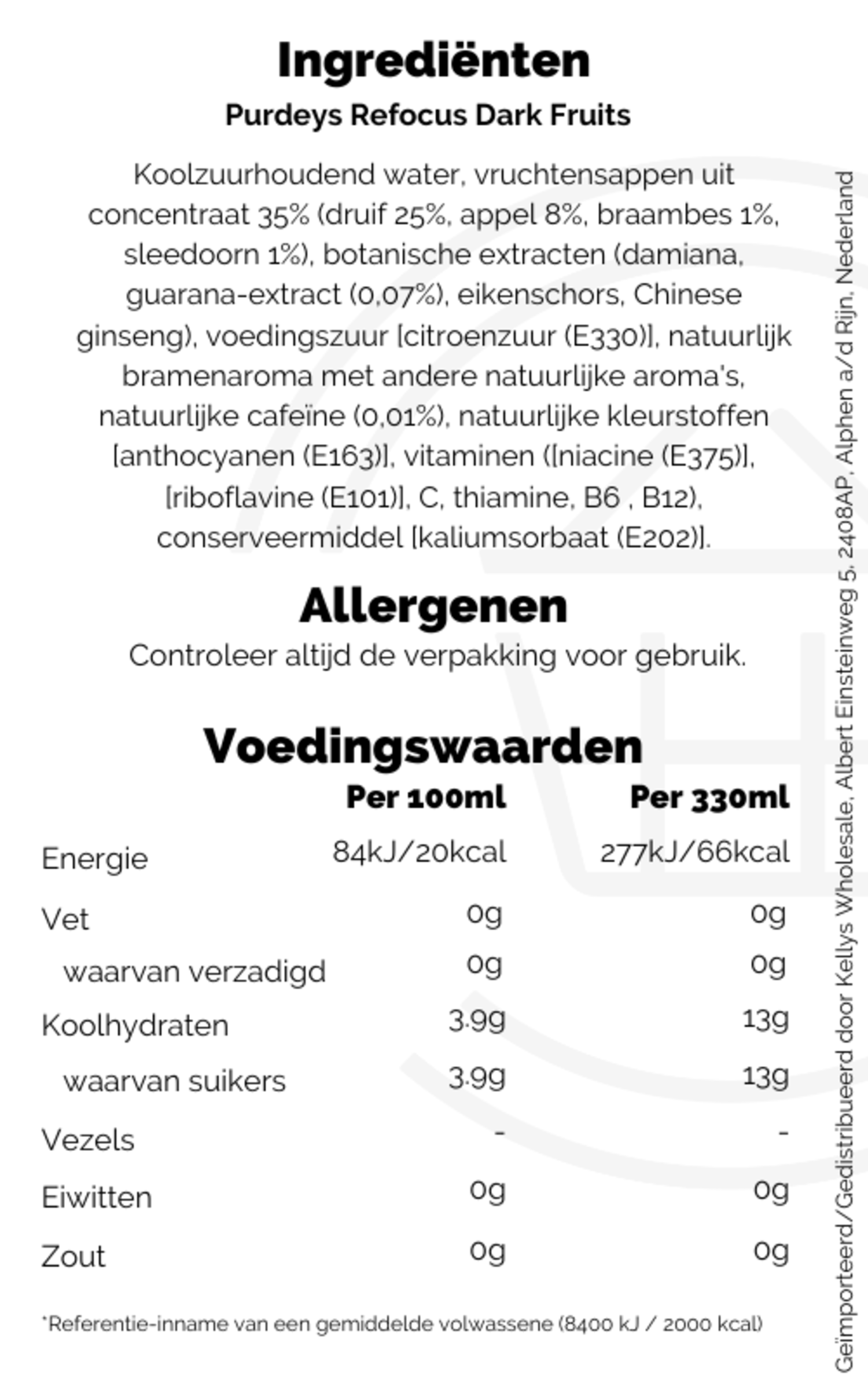 Purdeys Refocus Dark Fruits 330ml Kellys Expat Shopping