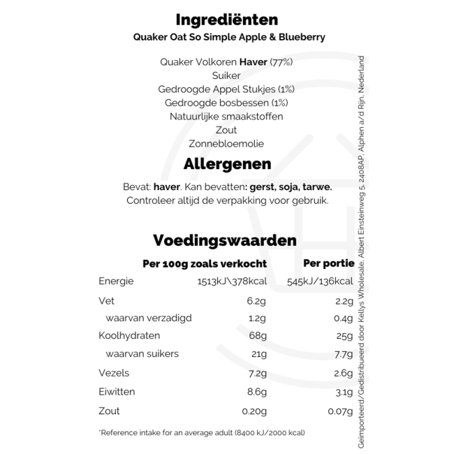 Quaker Oats Oat So Simple Variety 9s