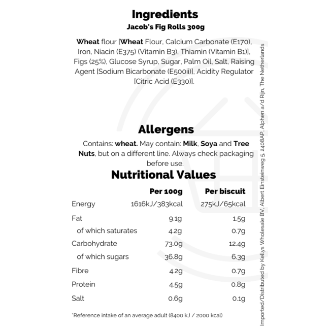Jacob's Fig Rolls 200g
