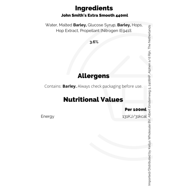 John Smith's Extra Smooth 440ml