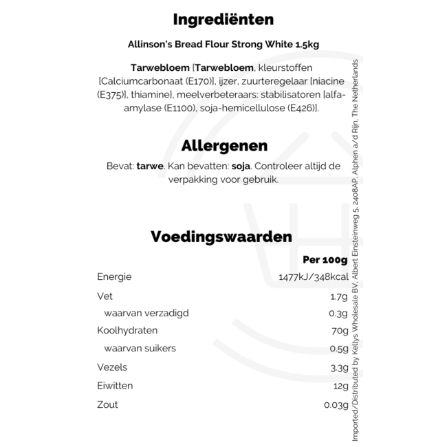 Allinson's Strong White Flour 1kg