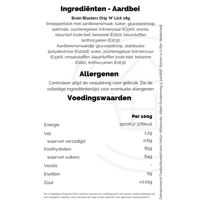 Brain Blasterz Drip 'N' Lick 18g - Assorted