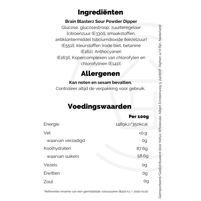 Brain Blasterz Sour Powder Dipper - Assorted