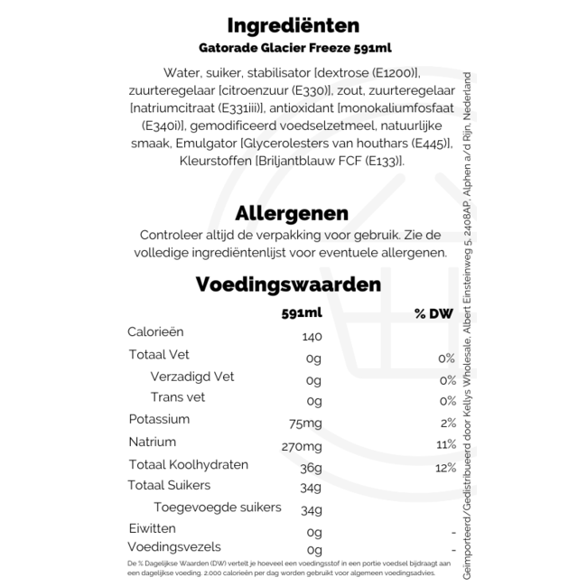Gatorade Glacier Freeze 591ml