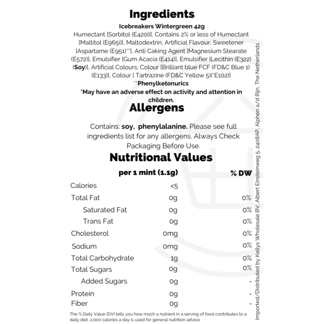 Icebreakers Wintergreen 42g