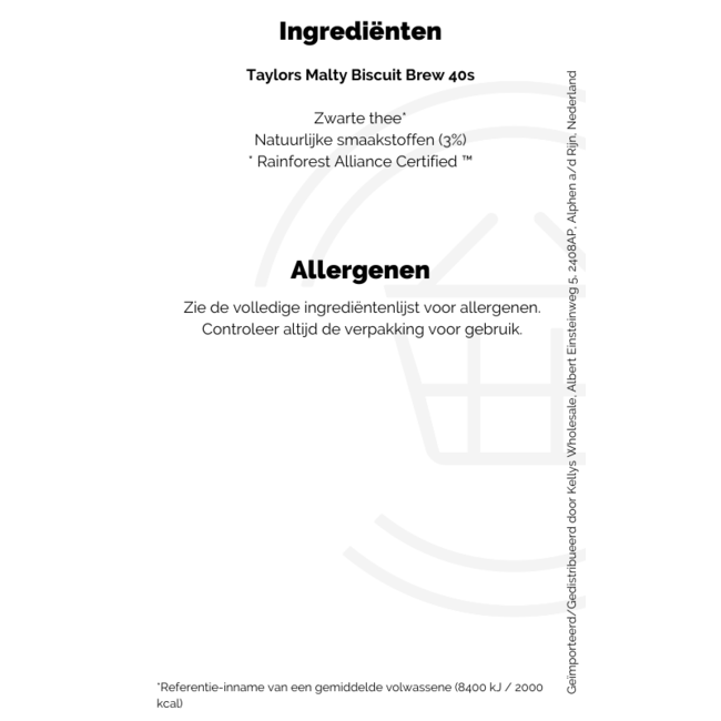 Taylors Malty Biscuit Brew 40s