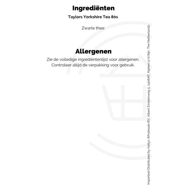 Taylors  Yorkshire Tea 80's