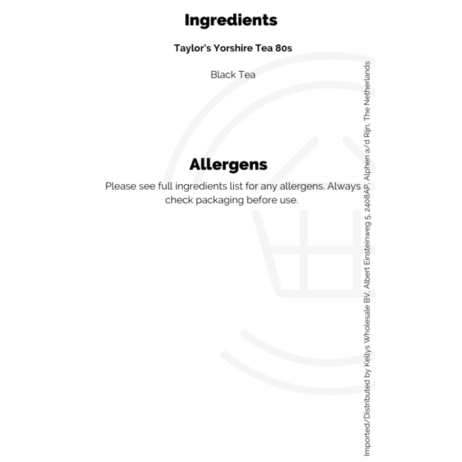 Taylors Yorkshire Tea 80's – Tee