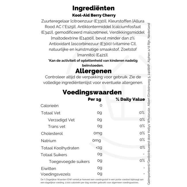Kool-Aid Berry Cherry – Getränkepulver