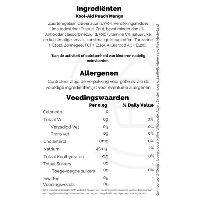 Kool-Aid Peach Mango 4g