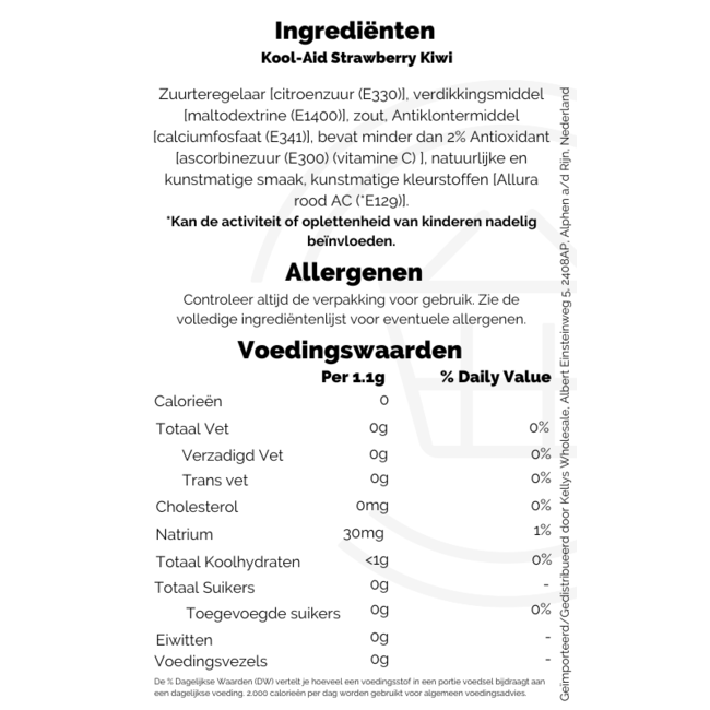 Kool-Aid Strawberry Kiwi 4,8g