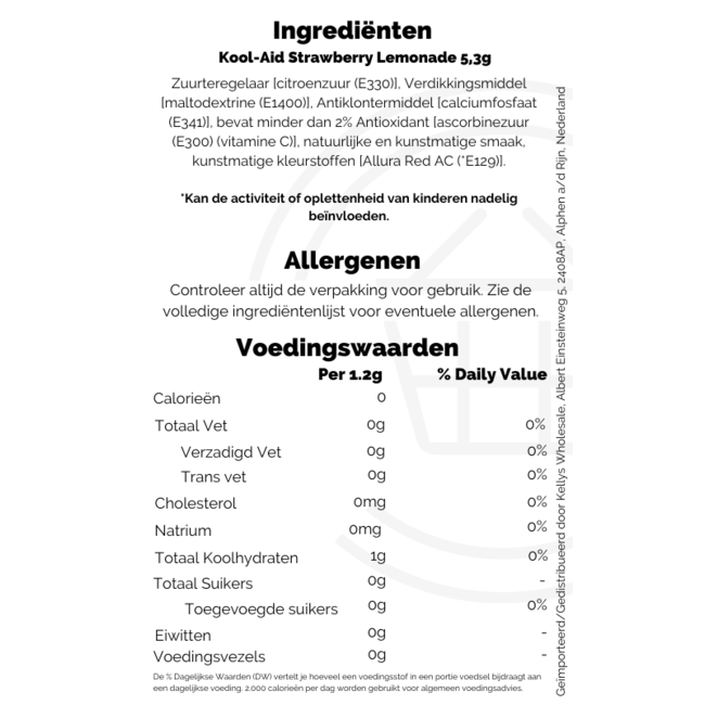 Kool-Aid Strawberry Lemonade 5,3g