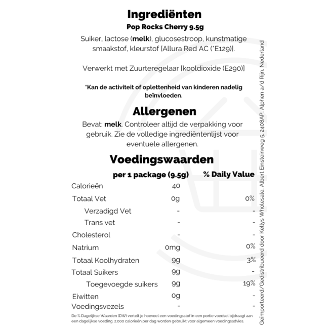 Pop Rocks Cherry 8.4g