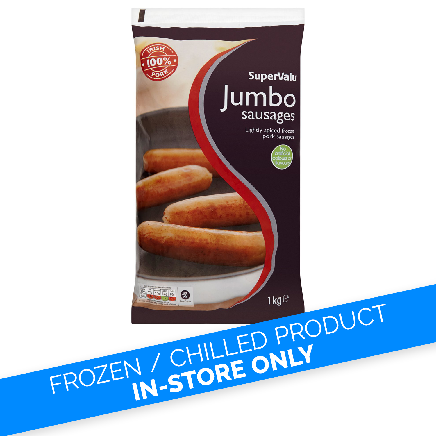 Jumbo Sausages 1kg - Kellys Expat Shopping