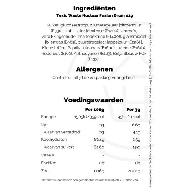 Toxic Waste Nuclear Fusion Drum 42g