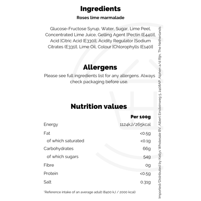 Roses Lime Marmalade 454g