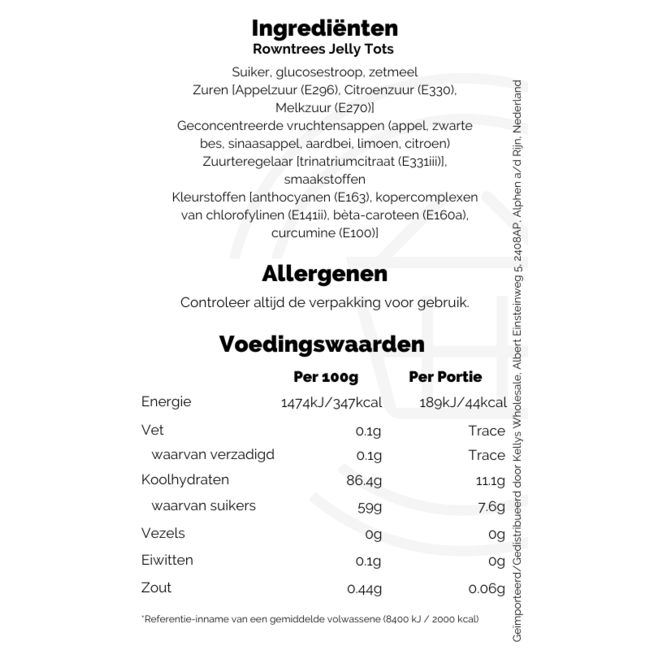 Rowntrees Jelly Tots 42gTHT: 31-01-2026