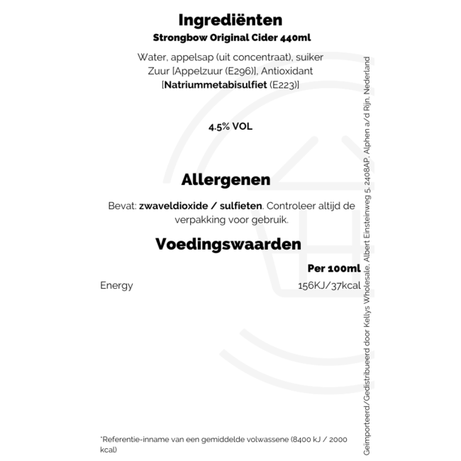 Strongbow Original Cider 4 Pack