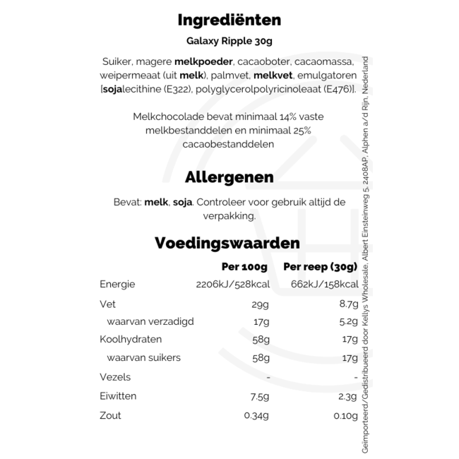 Galaxy Ripple 30g – Schokolade