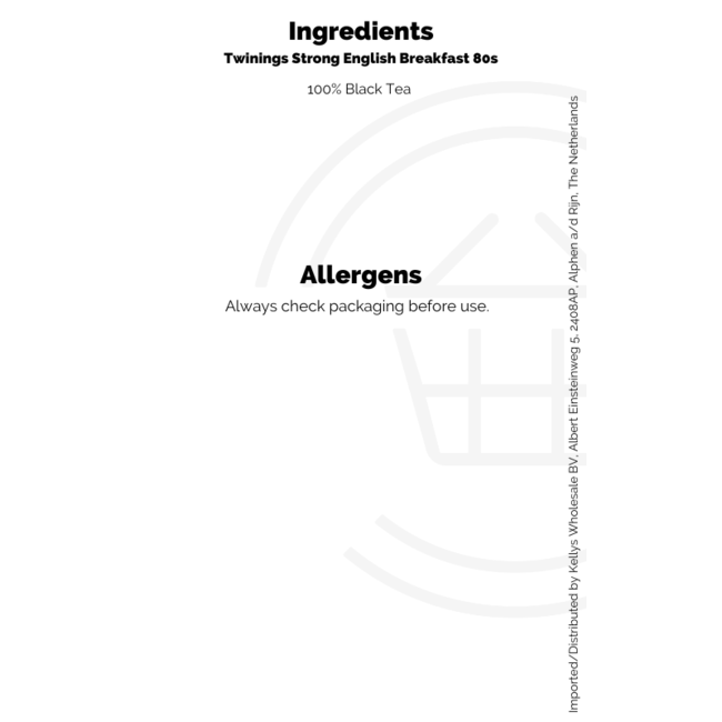 Twinings Strong English Breakfast 80s