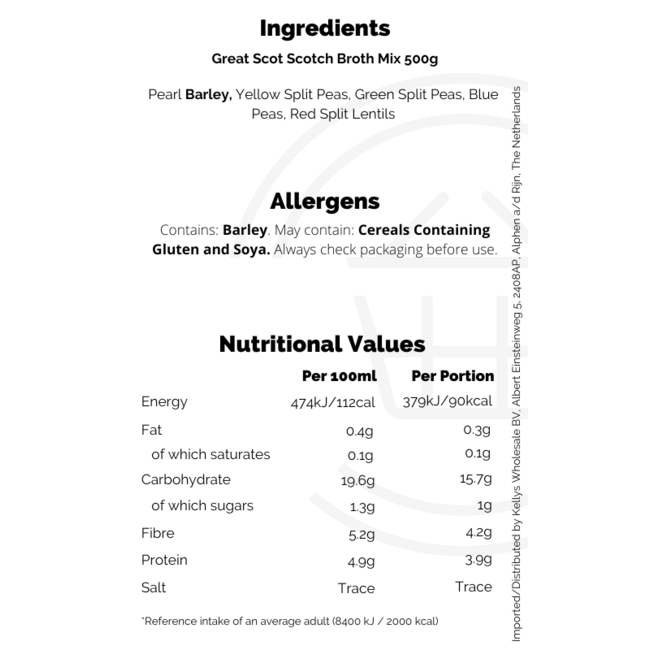 Great Scot Scotch Broth Mix 500g