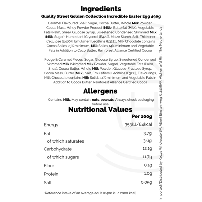 Nestle Quality Inclusion Egg  380g