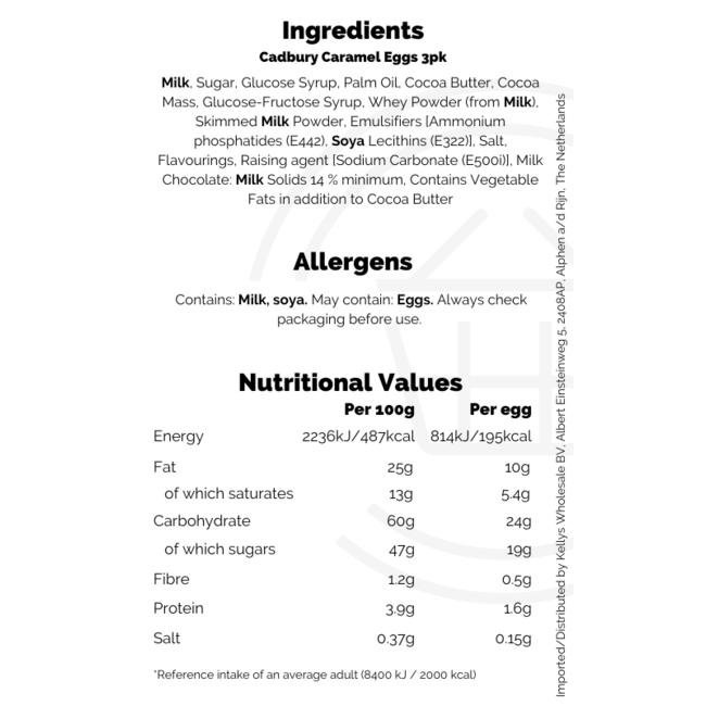 Cadbury Caramel Eggs 3pk