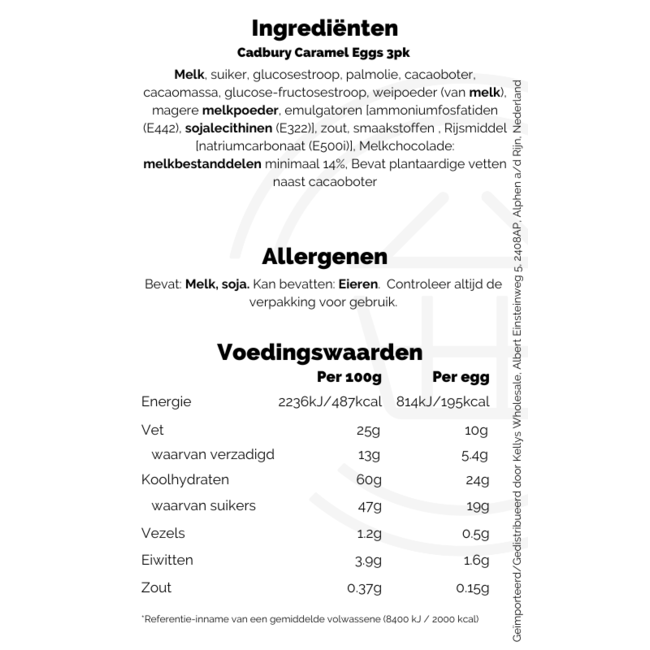 Cadbury Caramel Eggs 3pk