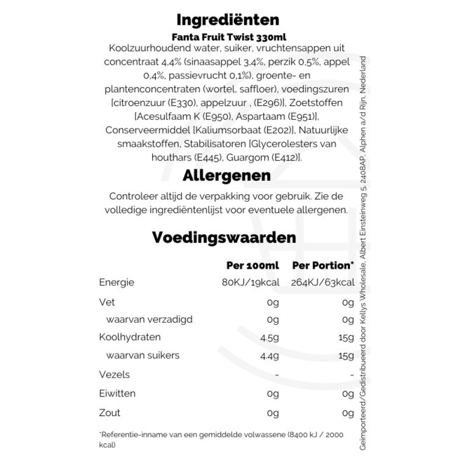Fanta Fruit Twist 330ml