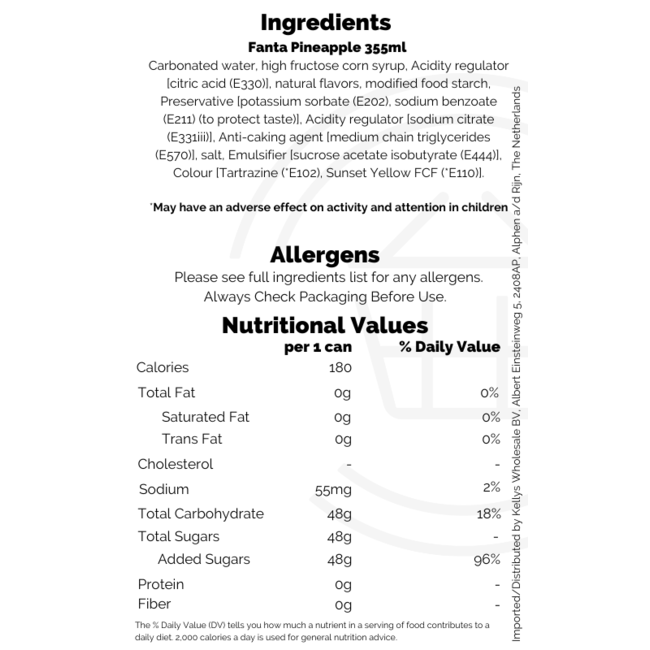 Fanta Pineapple 355ml