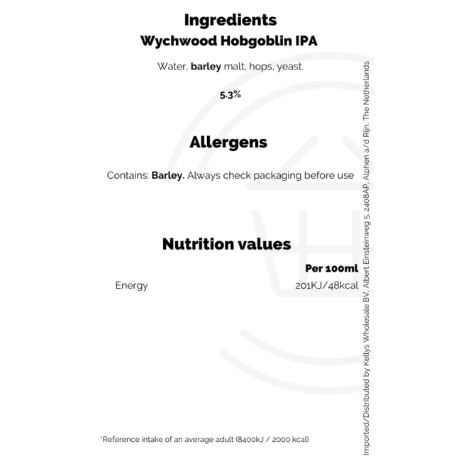 Wychwood Brewery Hobgoblin IPA 500ml
