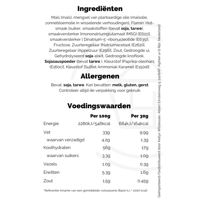 Wotsits Crunchy Flamin' Hot 140g